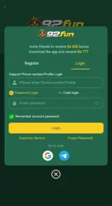 92Fun Game APK Free Download Real Cash Earning App Pakistan 3